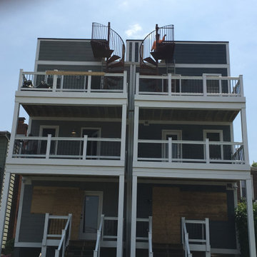 Exterior Spiral Stairways