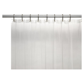 Extra Wide Shower Curtain, 108 Long Clear Shower Curtain Rod