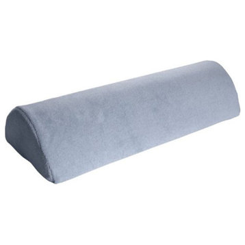 Soft 4, 1 Memory Foam Pillow Half Cylinder Half Moon, Blue