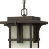 Manhattan Oil Rubbed Bronze 19-Inch LED One-Light Outdoor Hanging Pendant with C