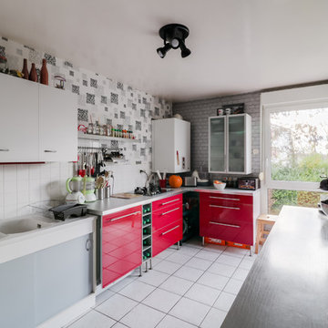 décoration cuisine rouge à Vitry le François