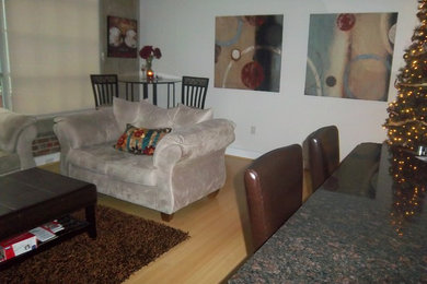 Example of a classic family room design in Richmond