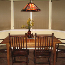 Virgin Wormy Chestnut Dining Table - Dining Tables