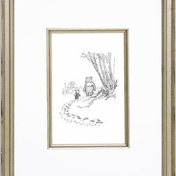 Classic Pooh VIII Vintage English Framed Print - Artwork