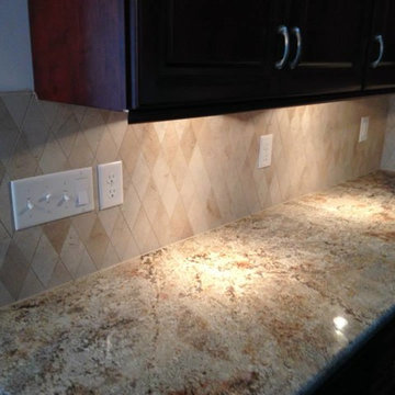 Harlequin backsplash