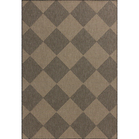 Chris Loves Julia x Loloi Providence Graphite / Sand 5'-0" x 7'-7" Area Rug