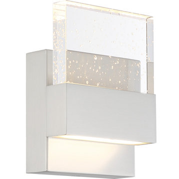 Nuvo Lighting 62/1501 Ellusion 6" Tall LED Bathroom Sconce - Polished Nickel