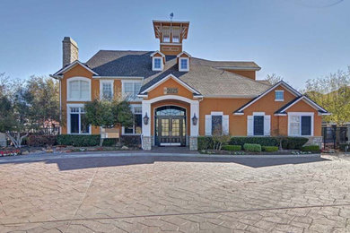 Example of an exterior home design in Other