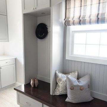 Deerfield Mudroom with Cubby Lockers and Storage