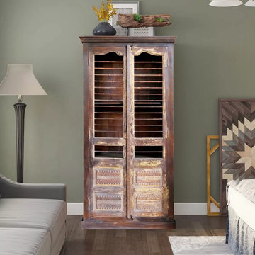 Organic Design with Reclaimed Wood Furniture and Doors