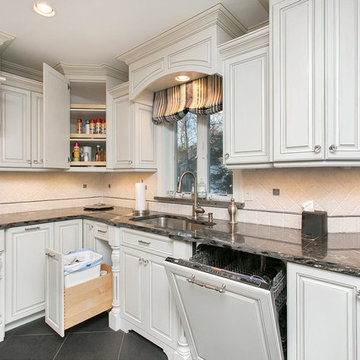 Custom Kitchen Countertop - Granite in Titanium