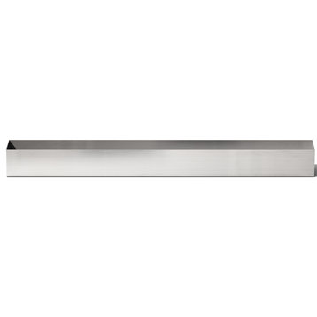 Geo Trough Planter, Stainless Steel, One-Pack