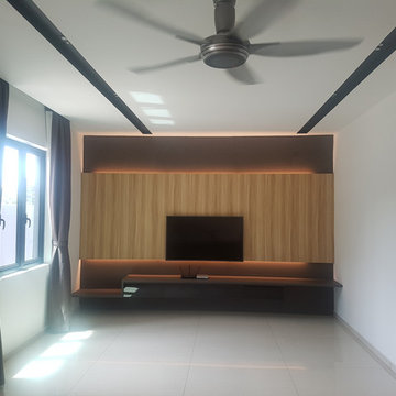 TV Console & Feature Wall