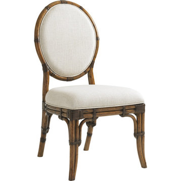 Gulfstream Oval Back Side Chair Natural