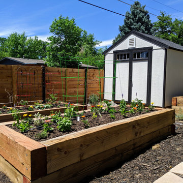 Modern Farmhouse Landscape Design (Colorado)