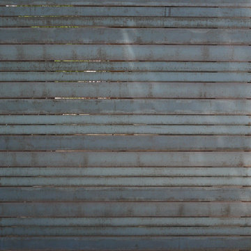 Rustic Steel Privacy Fence with Modern Design - Salt Lake City, Utah