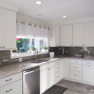 Crisp and Clean White Kitchen