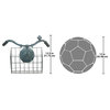 Design Toscano Bicycle Basket Wall Planter