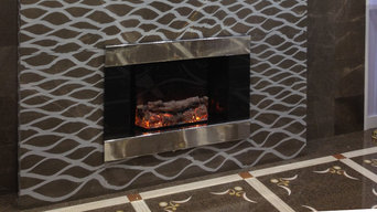 Chimeneas de mármol, granito y piedra