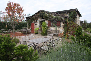 This is an example of a mediterranean garden in DC Metro.