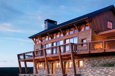 Example of a trendy exterior home design in Denver