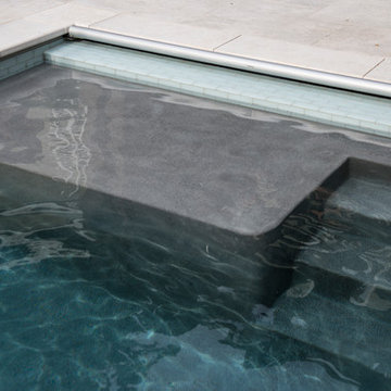 Winnetka, IL Swimming Pool and Raised Hot Tub