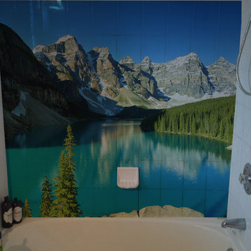 Renovating your shower area with photographs on tiles. Scratch Proof and Fade Pr