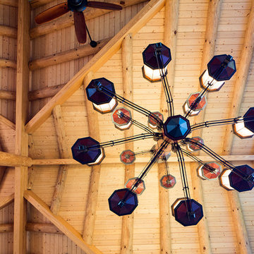 Big River Lodge Rhode Island Log Home (L11842)