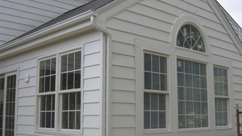 Exterior finishing of an Addition