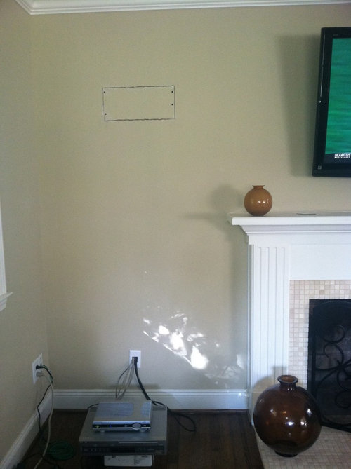 Big Blank Wall Next To The Fireplace In Our New Home I M