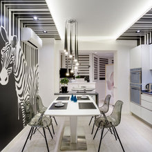 Kitchen-light cabinets-edgy