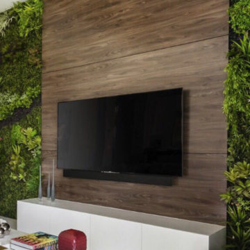 Vertical Garden using Permanent Plants