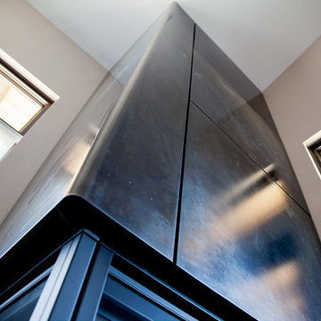 The Bookcliff Modern - Concrete Tile Fireplace Cladding