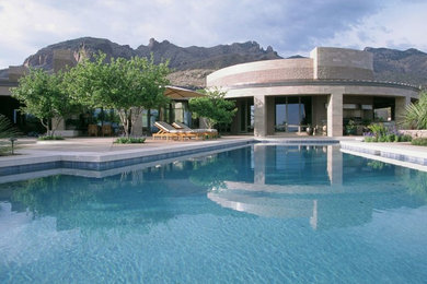 Example of a trendy pool design in Phoenix