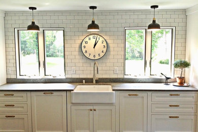Kitchen - rustic kitchen idea in Other