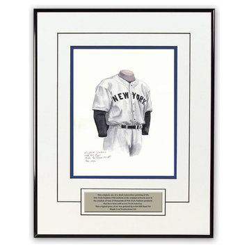 Original Art of the MLB 1936 New York Yankees Uniform