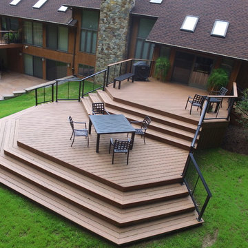 Composite Deck/Cable Rail/Stonework