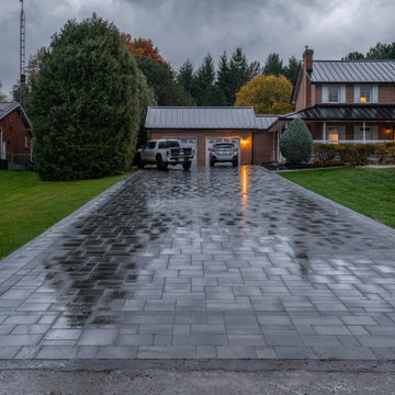 Modern Interlocking Stone Driveway