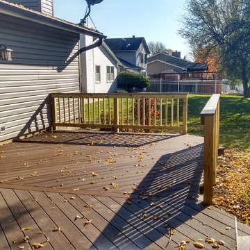 Timber Tech Deck in Elk Grove Village