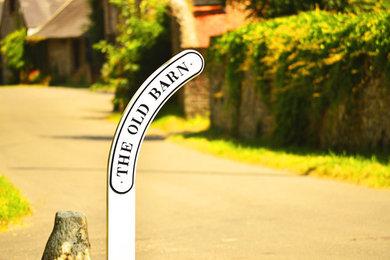 Bespoke House Sign Post