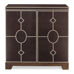 Huntington Leather Saddle Chest - Accent Chests And Cabinets