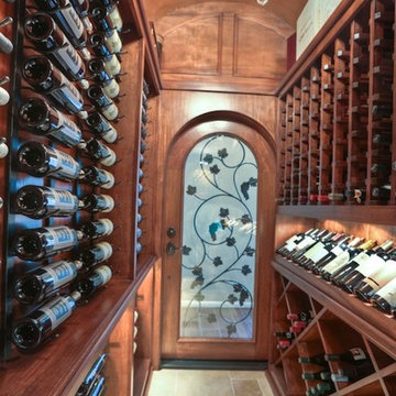Inside view of Mahogany Vinos Wine Cellar Door by ETO Doors