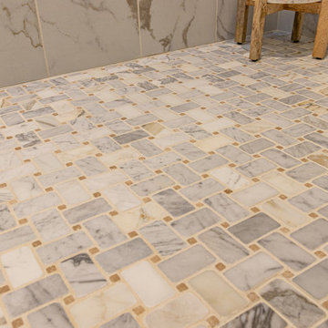 Primary Bathroom Transformation with Custom Walk-In Shower in Independence