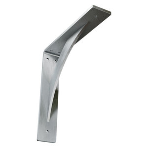 2 W X 10 D X 10 H Legacy Steel Bracket Stainless Steel Traditional Brackets By Burroughs Hardwoods Inc