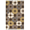 Frontier Area Rug, Rectangle, Chocolate-Gold, 8'x11'