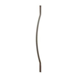 Pegatha - Balusters & Spindles: 32-1/4 in. Aluminum Bronze Bow Deck Railing Baluster (5-Pa - Outdoor Decor