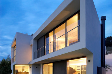Example of a minimalist exterior home design in Barcelona