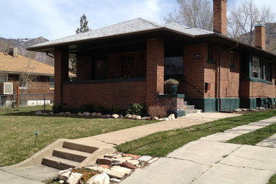 Arts and crafts exterior home photo in Salt Lake City