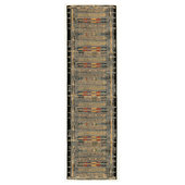 Black Indoor-Outdoor Unbound Carpet Area Rug