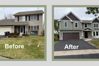 Inspiration for an exterior home remodel in Chicago